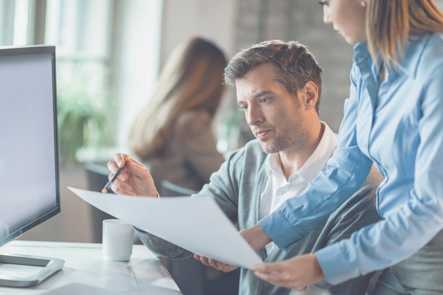 Business financing consultation meeting